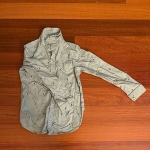 Kids Gray Button-Up Jacket